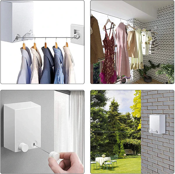 Tendedero Retráctil para pared