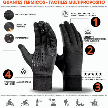 Guantes de invierno Térmicos y Resistentes al Agua