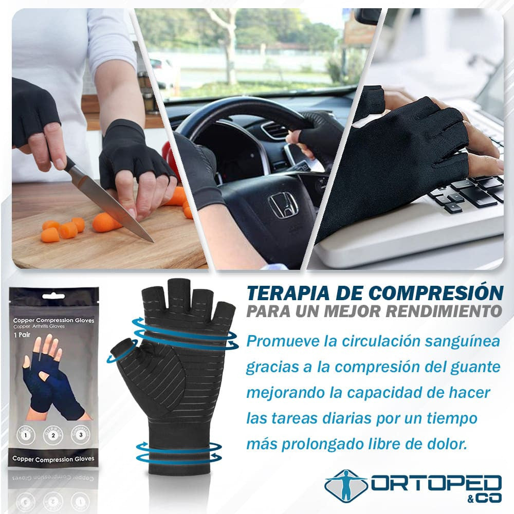 Guantes de Compresión de Cobre