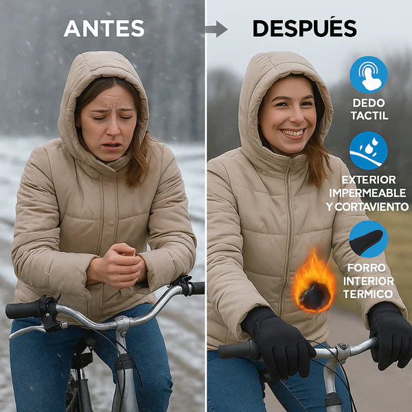 Guantes de invierno Térmicos y Resistentes al Agua