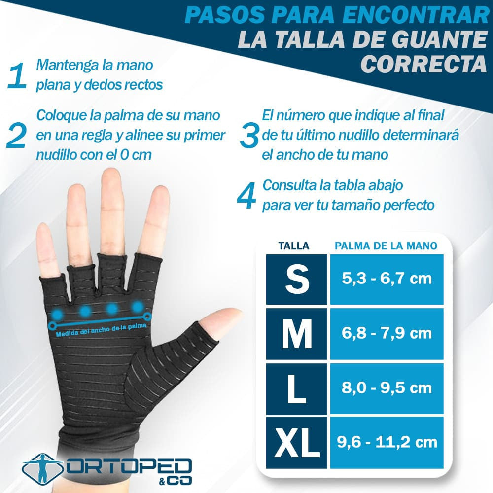 Guantes de Compresión de Cobre