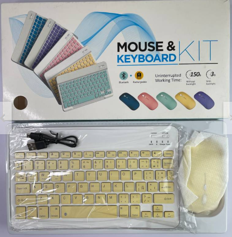 Teclado con Mouse Inalámbrico Bluetooth