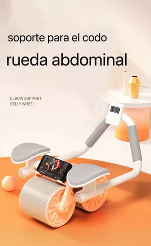 ✅👇Rueda Abdominal Soporte con Auto Rebote 🔥