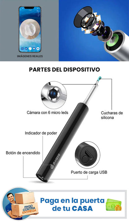 ¡Limpieza de oídos segura y eficaz!