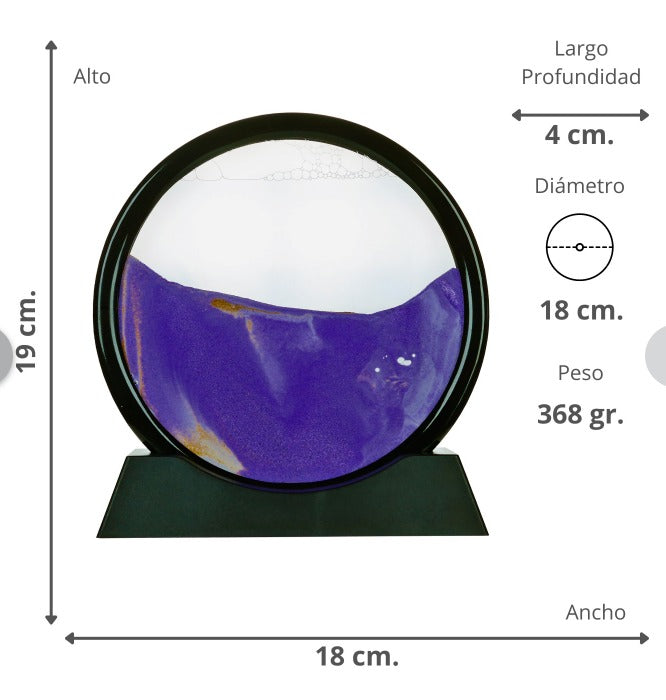 RELOJ DE ARENA FORMA MONTAÑA VIRAL