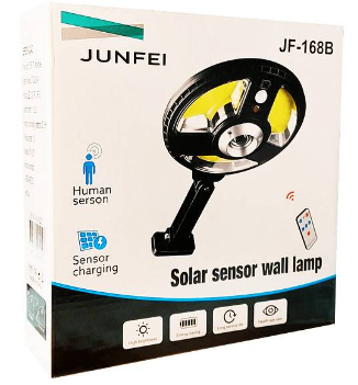 Lámpara De Pared Foco Solar LED Con Cont