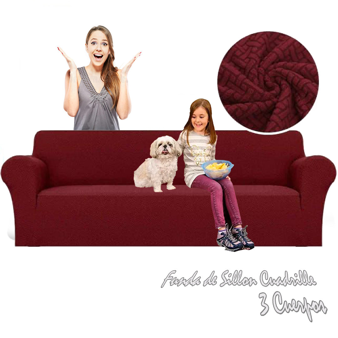 Funda Premium Sillón Sofá 3 Cuerpos