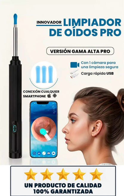 ¡Limpieza de oídos segura y eficaz!