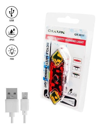 LUZ LED PARA BICICLETA TRASERA Qx-w11