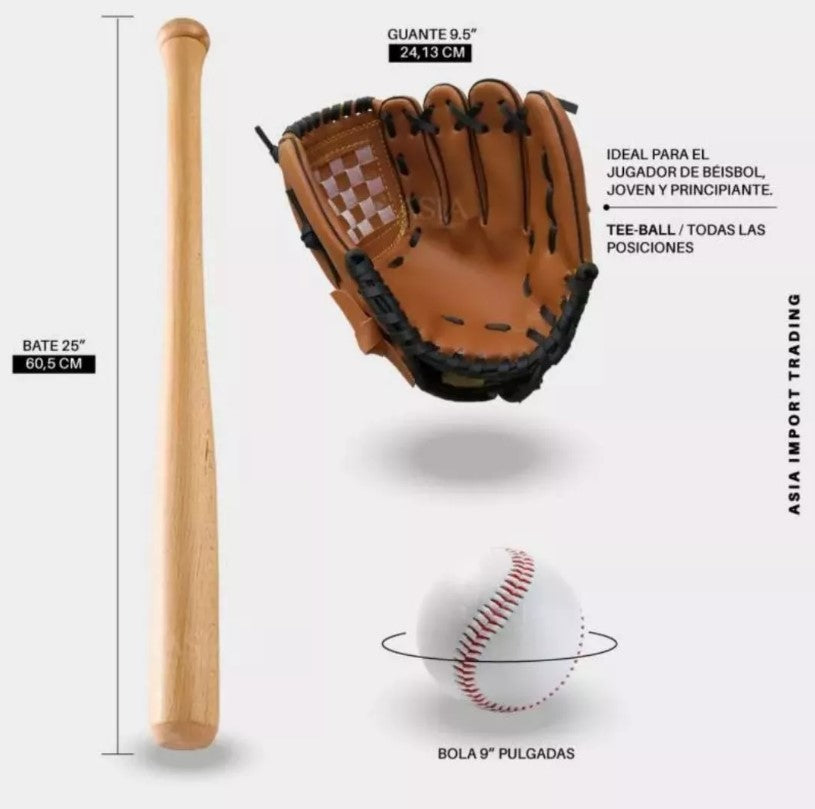 Kit Baseball Infantil 4pcs